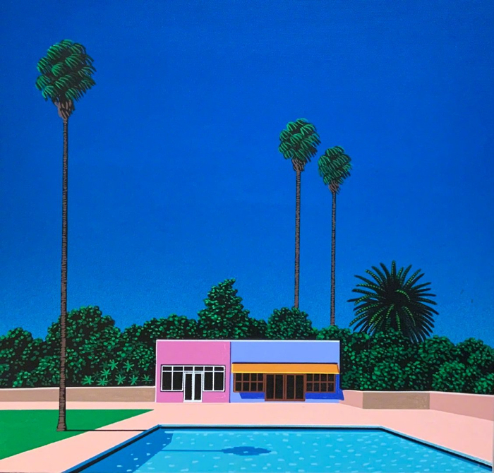 来自插画师 永井博 绘画作品__财经头条