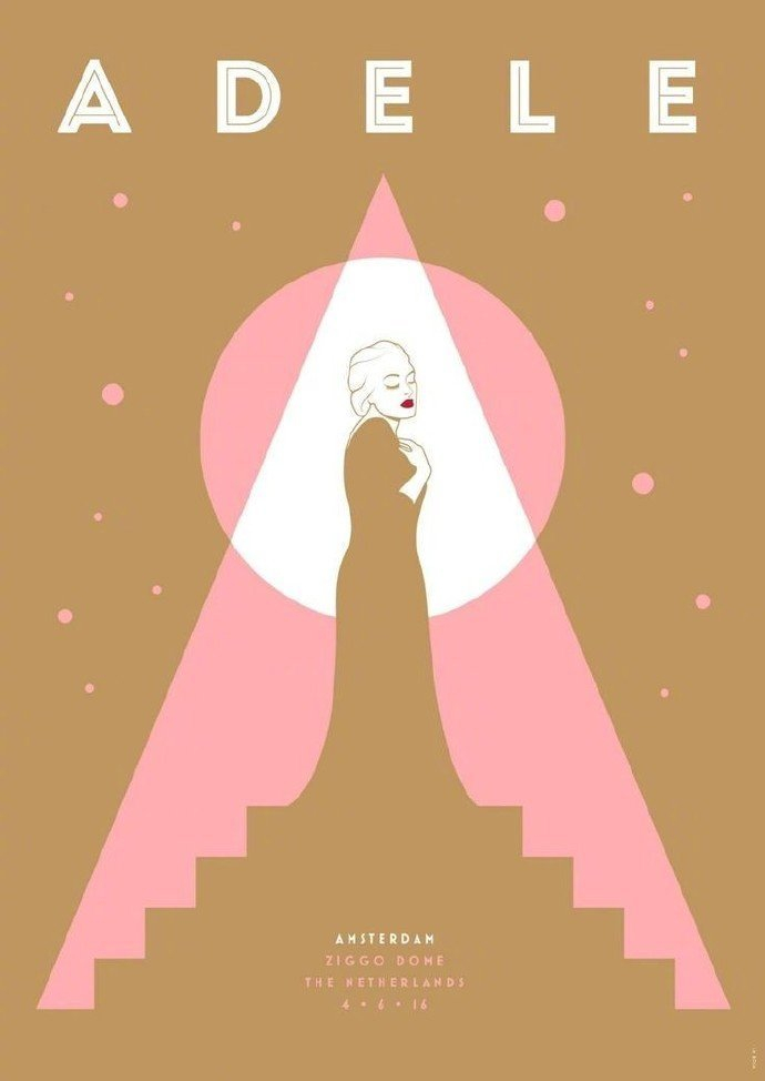 一组关于灯光创意海报设计参考