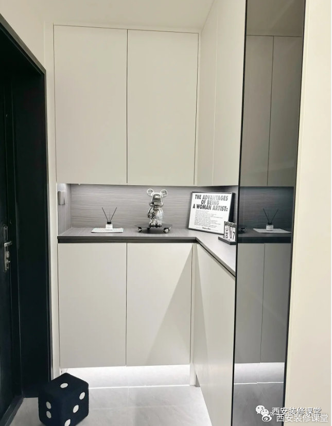转角入户柜|玄关柜这样做太香了