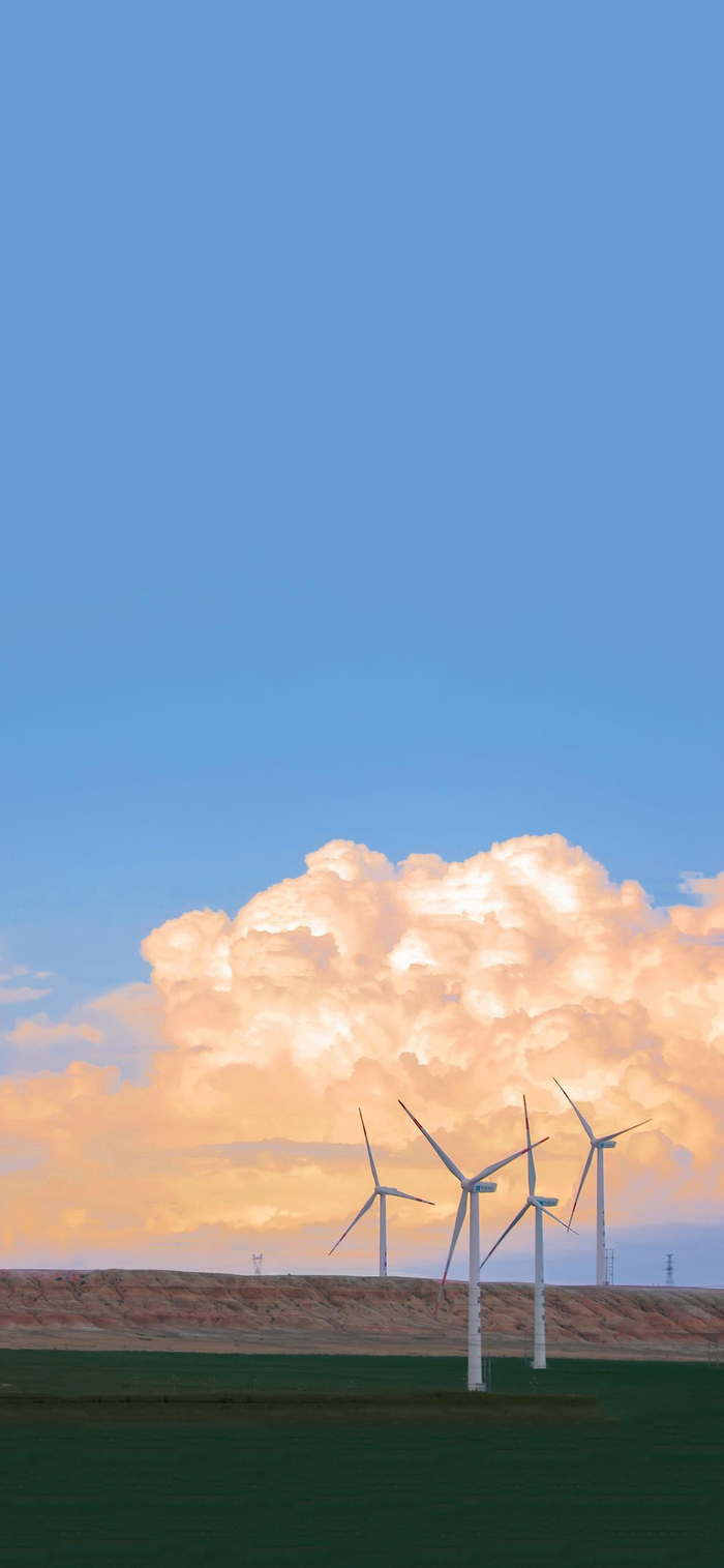 蓝色天空风景壁纸