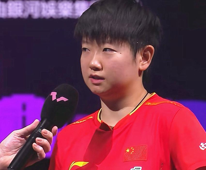 中国大满贯女单8强:王艺迪成功复仇,孙颖莎又战队友,王曼昱PK美和__财经头条__新浪财经