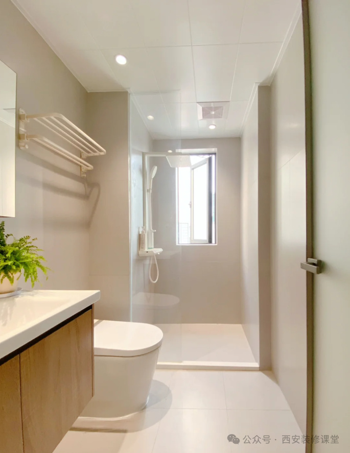 柔光瓷砖可以用到卫生间墙地砖,防滑,不反光,视觉上更有档次,更显得