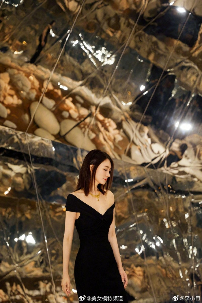 李小冉穿露肩黑裙风姿绰然 皮肤雪白身材曼妙气质优雅__财经头条