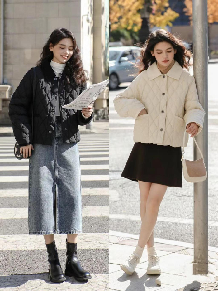 时尚达人亲授冬季短款羽绒服穿搭法则