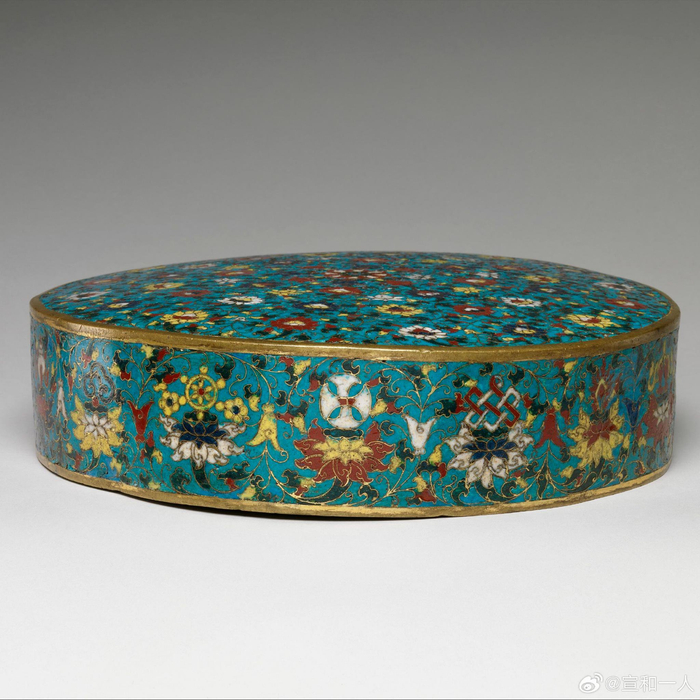 掐丝珐琅坛城座