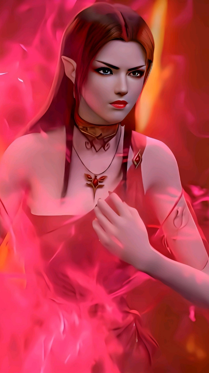 精修|美杜莎女王·彩鳞 竖屏壁纸 ………………__财经头条