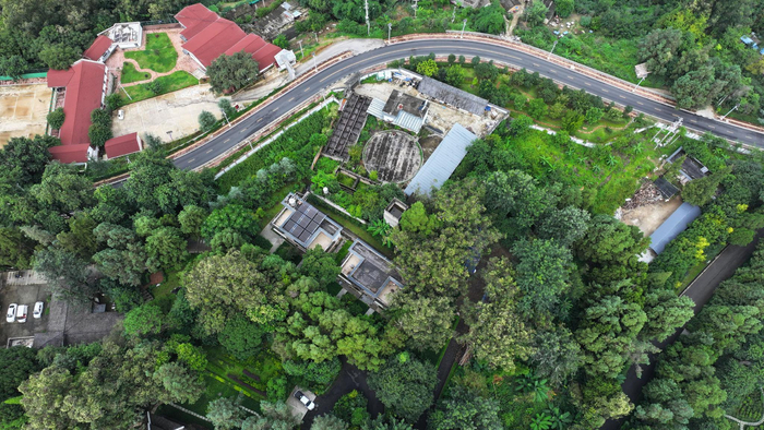 航拍临沧老军分区