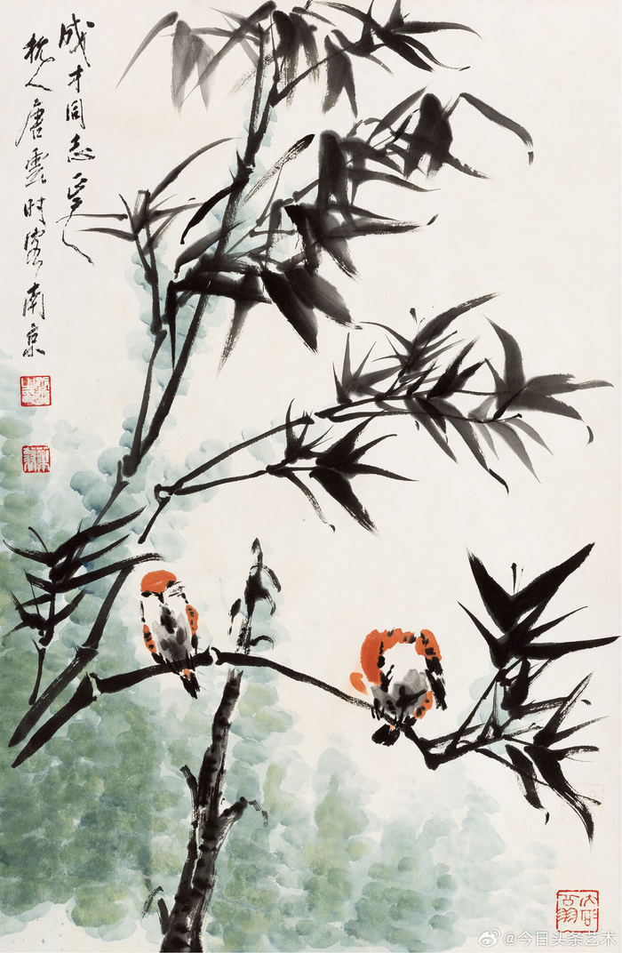 1/ 9画家唐云笔下的竹雀 672/ 9画家唐云笔下的竹雀 673/ 9画家