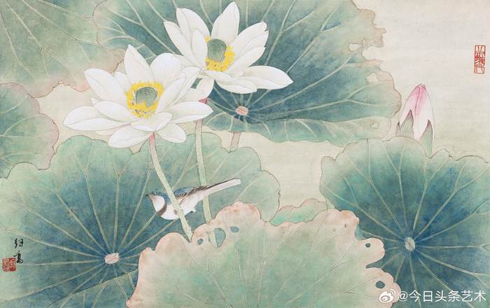 画家喻继高花鸟画