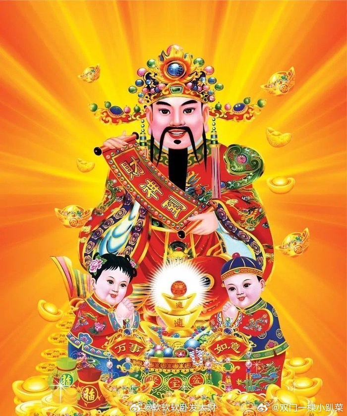 今天正月初五迎财神,转发这组财神壁纸,2024年财运亨通