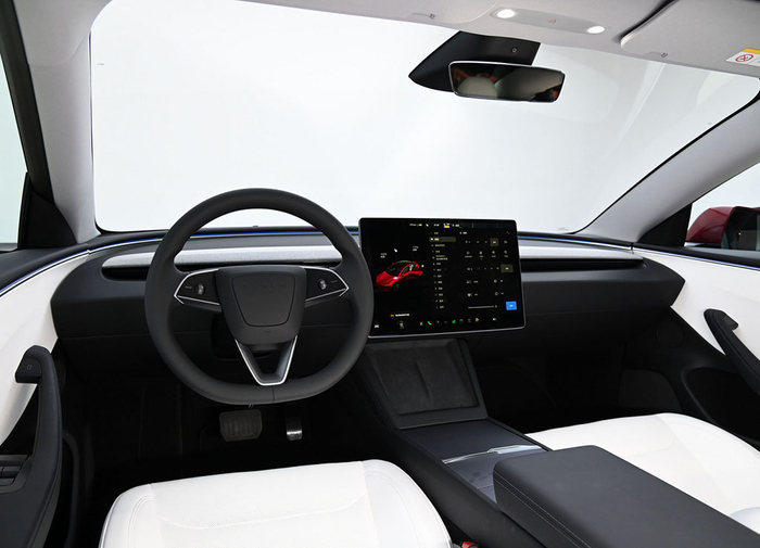 新款特斯拉model 3焕新版内饰实拍 新理念挺香__财经头条