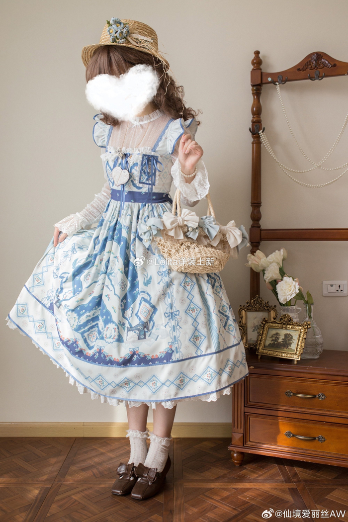 电阻仙境爱丽丝aw裙子兔子缝纫机time725