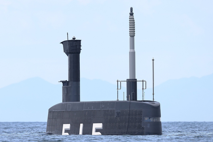 计划明年服役的日本海上自卫队大鲸级常规动力潜艇三号艇迅鲸