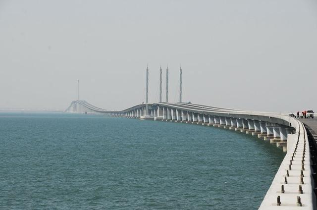 跨海大桥长度图片