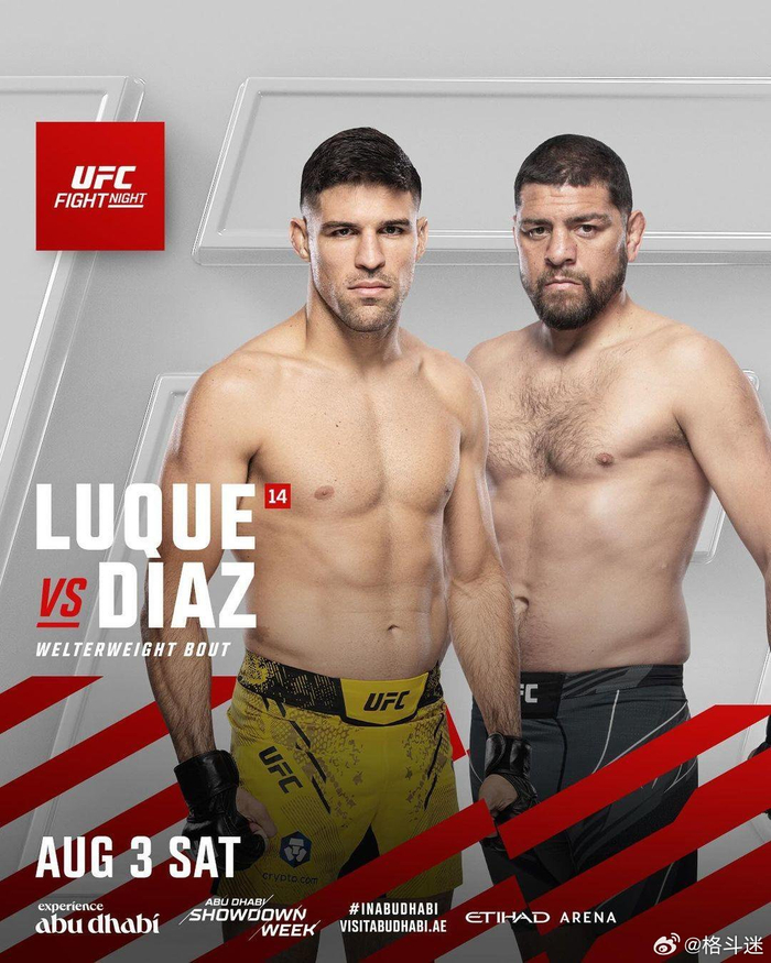UFC官宣8月3号的几场阵容,夜魔vs基耶萨,马龙-维拉vs菲格雷多