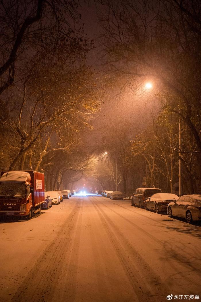 北京下雪的照片图片