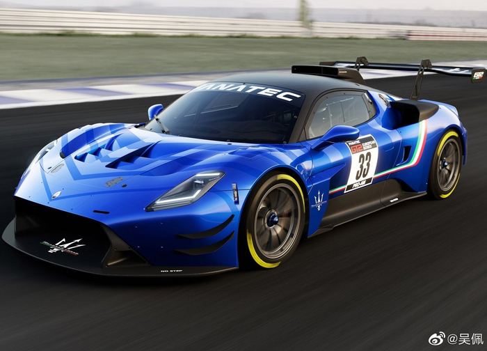 今天看赛车——玛莎拉蒂gt2 racecar,基于mc20打造