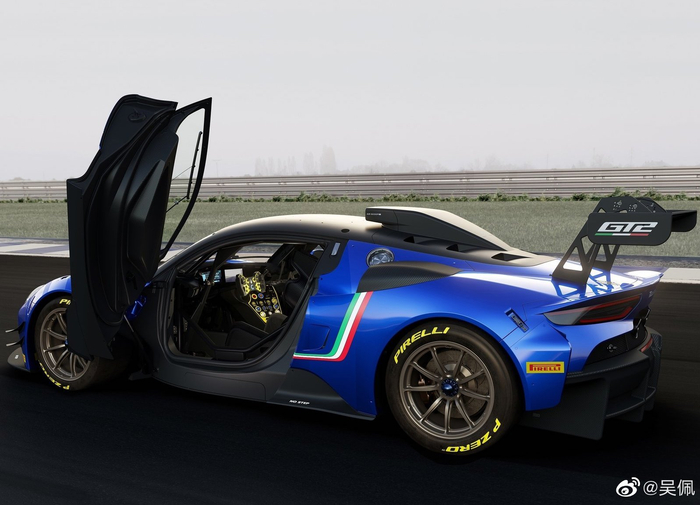 今天看赛车——玛莎拉蒂gt2 racecar,基于mc20打造