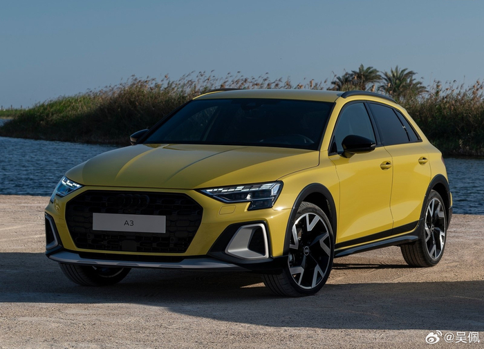 周三早海外新款奥迪a3新推出了一款allstreet版本车型
