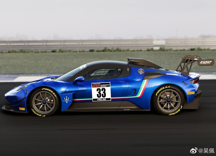 今天看赛车——玛莎拉蒂gt2 racecar,基于mc20打造