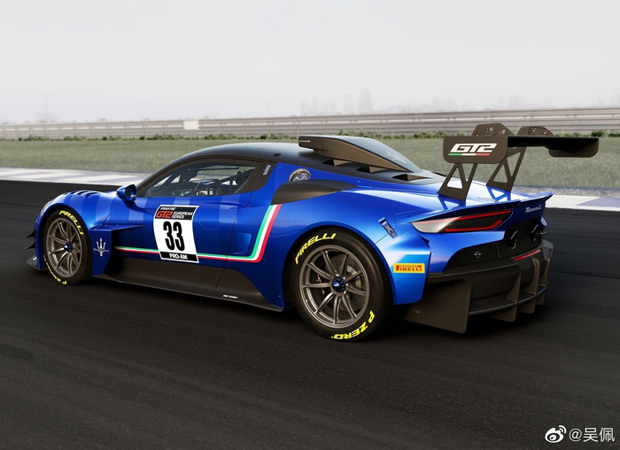 今天看赛车——玛莎拉蒂gt2 racecar,基于mc20打造