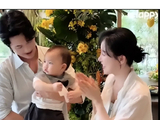 儿子周岁宴, 张檬小五一家三口合体，幸福感十足！