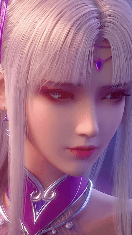 小医仙 竖图分享 白发,紫衣,都是我的最爱!