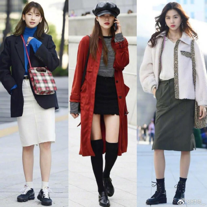 韩国女人原来是这么穿裙子的这24套裙装穿搭好美早春穿正好