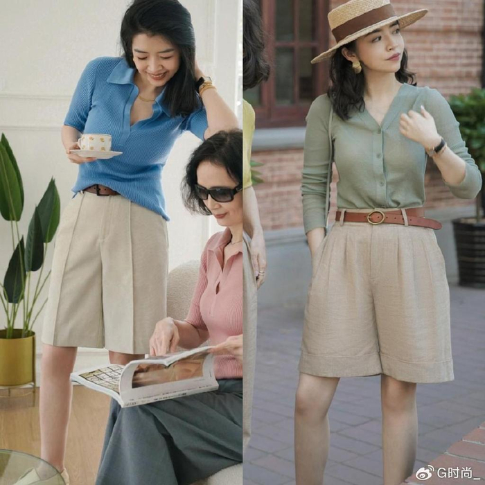 看了三木的夏日裤子穿搭,才发现:裤松而不垮,色不过三,更高级