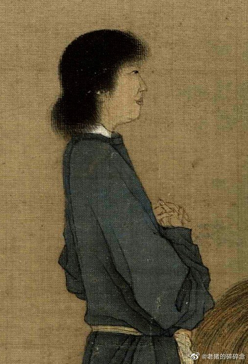 超高清古画细节|听琴图 北宋赵佶