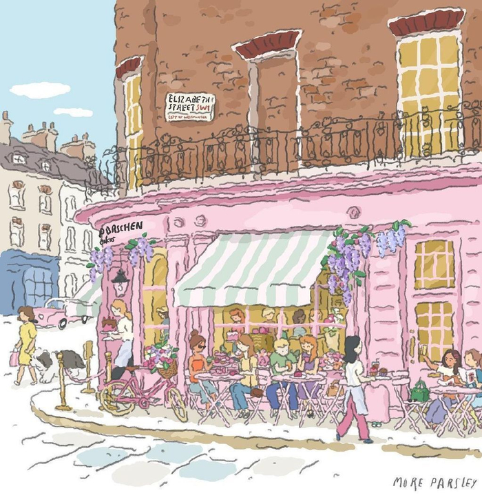 街边一角 画师:moreparsley