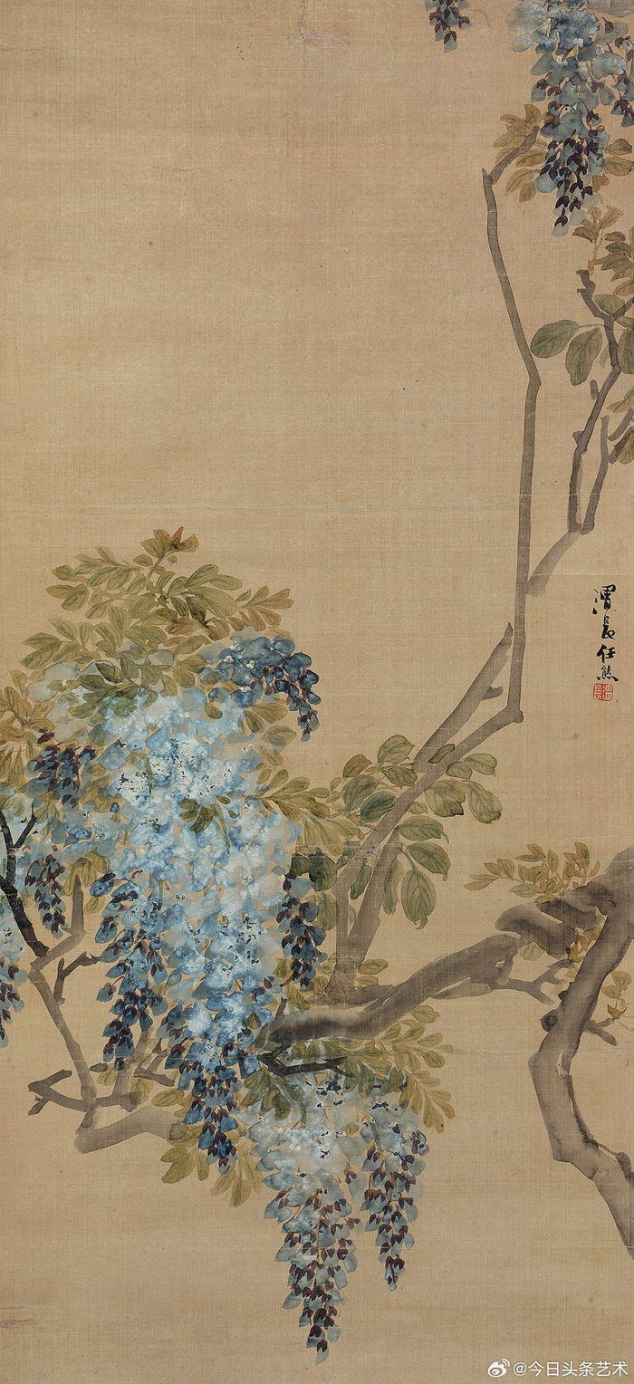 清代画家任熊花鸟画