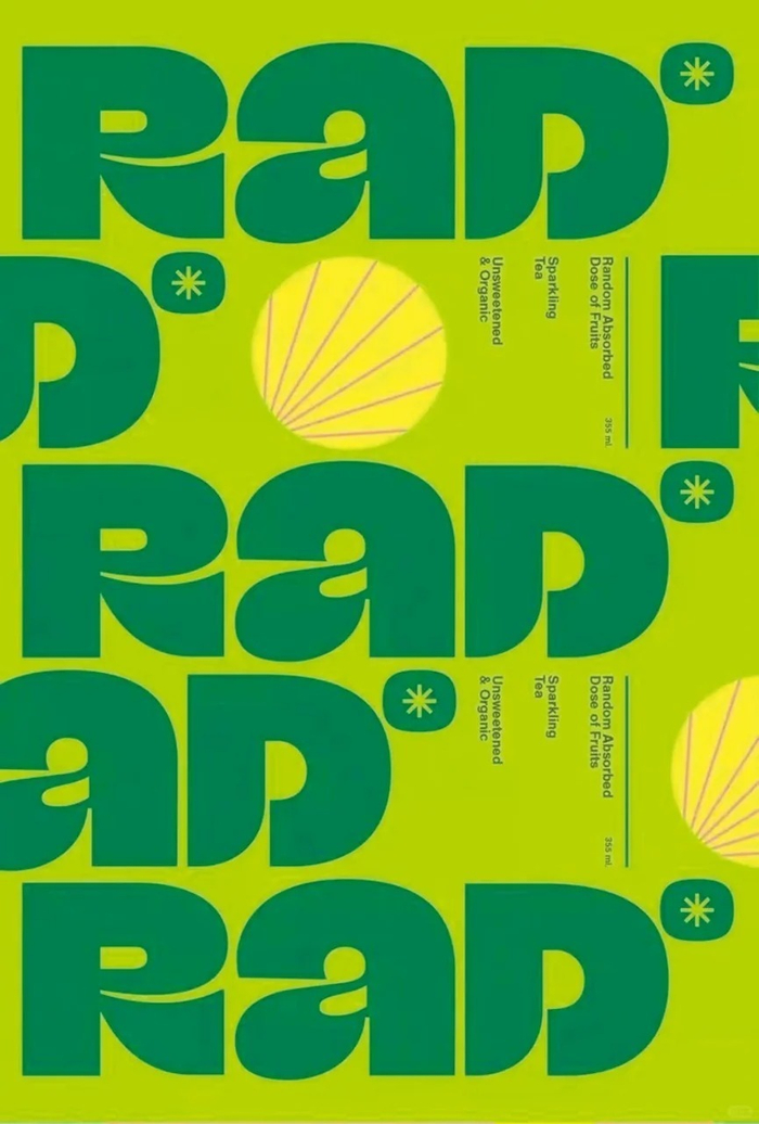 绿色系海报设计参考