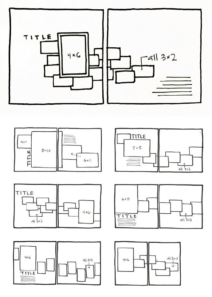 一组创意图文排版