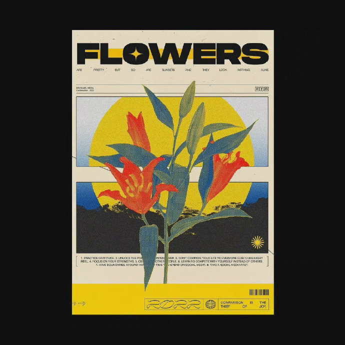 复古感海报设计