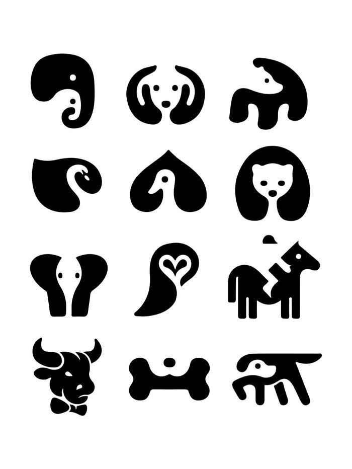 动物元素logo设计合集!