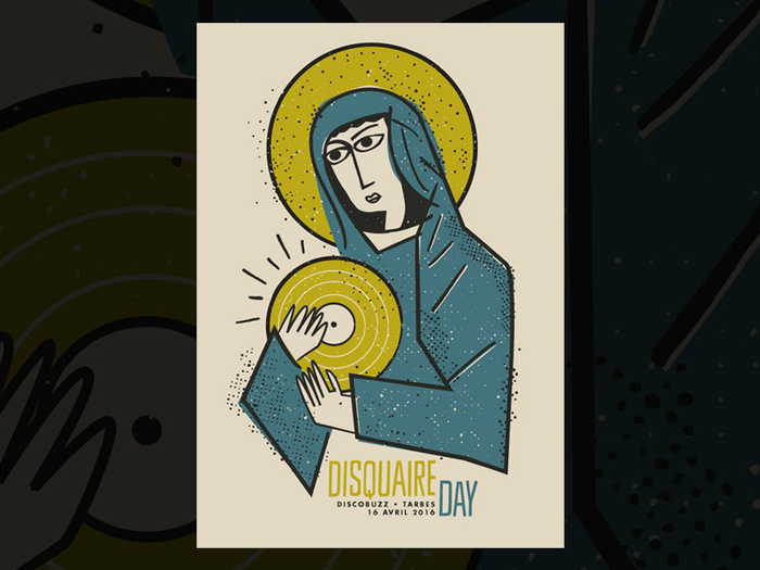 来自法国设计师 jean mosambi 复古手绘风海报设计欣赏