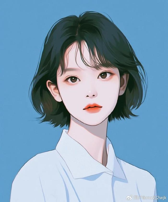 漫画短发来了,波波头和层次短发带点纹理,挂耳造型真好看