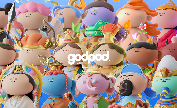 godpod 神仙系列IP设计，可可爱爱！ .：Muzixiii Studio
