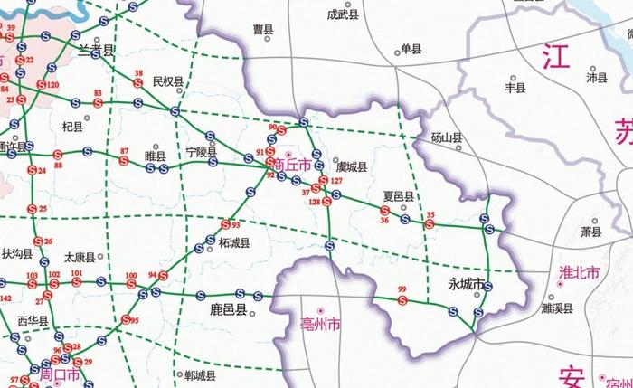 河南省永灵高速规划图图片