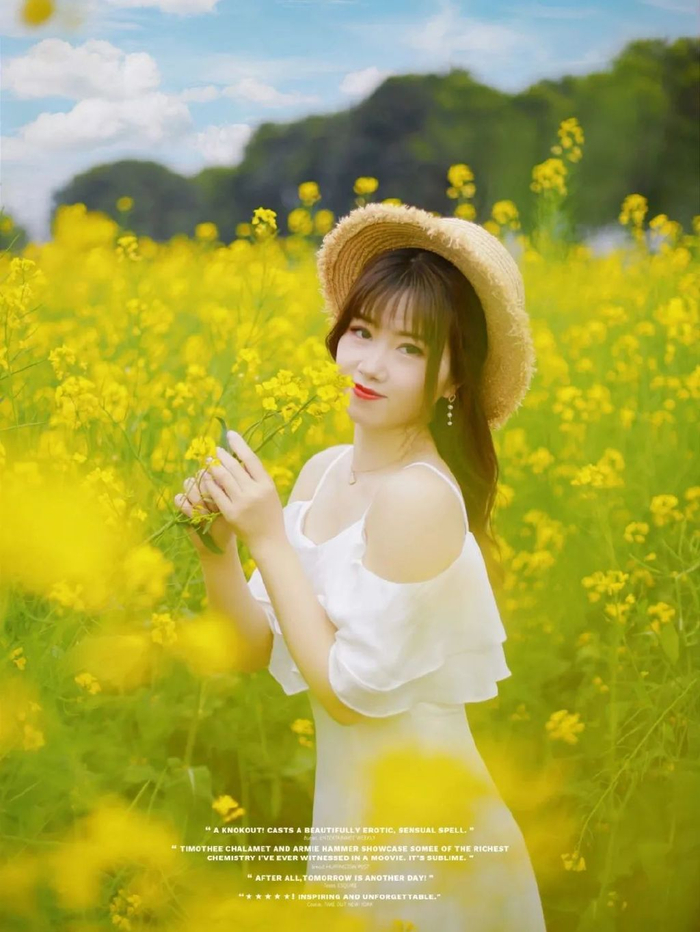 油菜花拍照,11个实用拍照姿势技巧,做油菜花田最美的一个