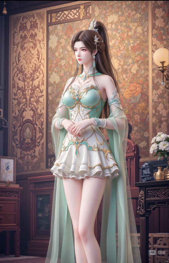 斗破苍穹 高清美图 古薰儿 ▷ 全身美照大长腿