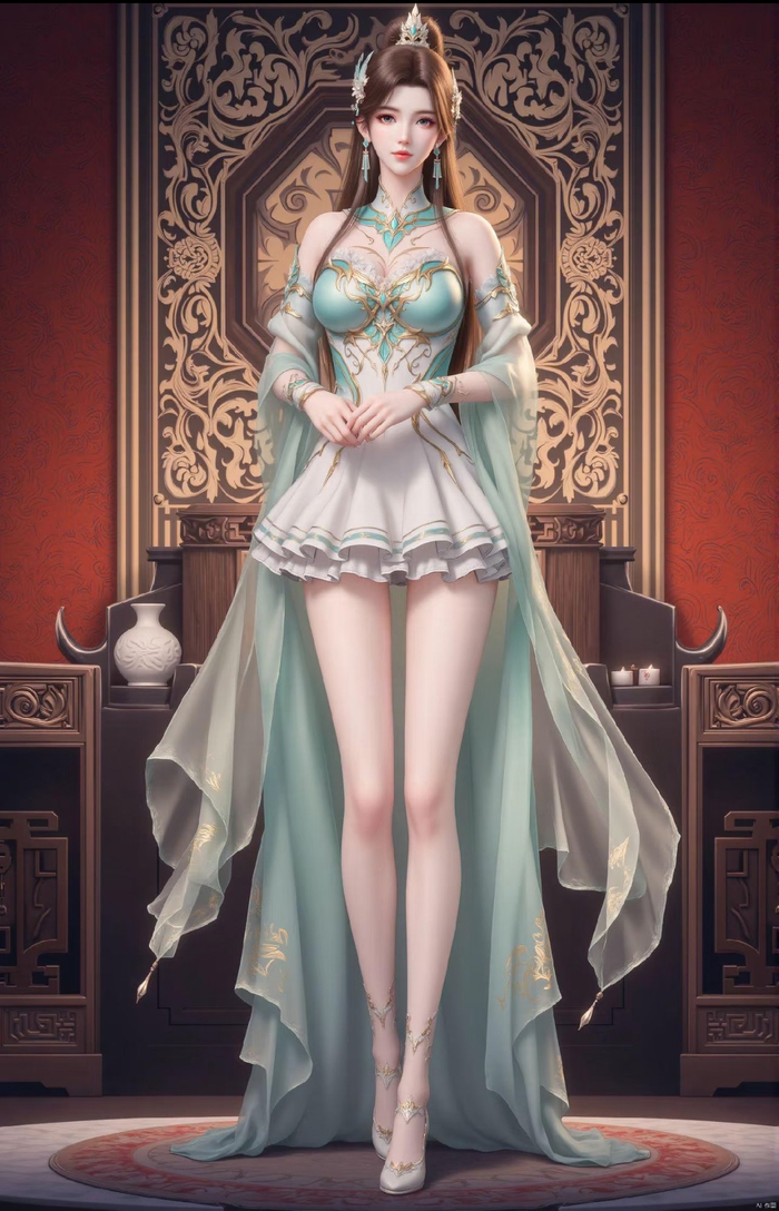 斗破苍穹 高清美图 古薰儿 ▷ 全身美照大长腿