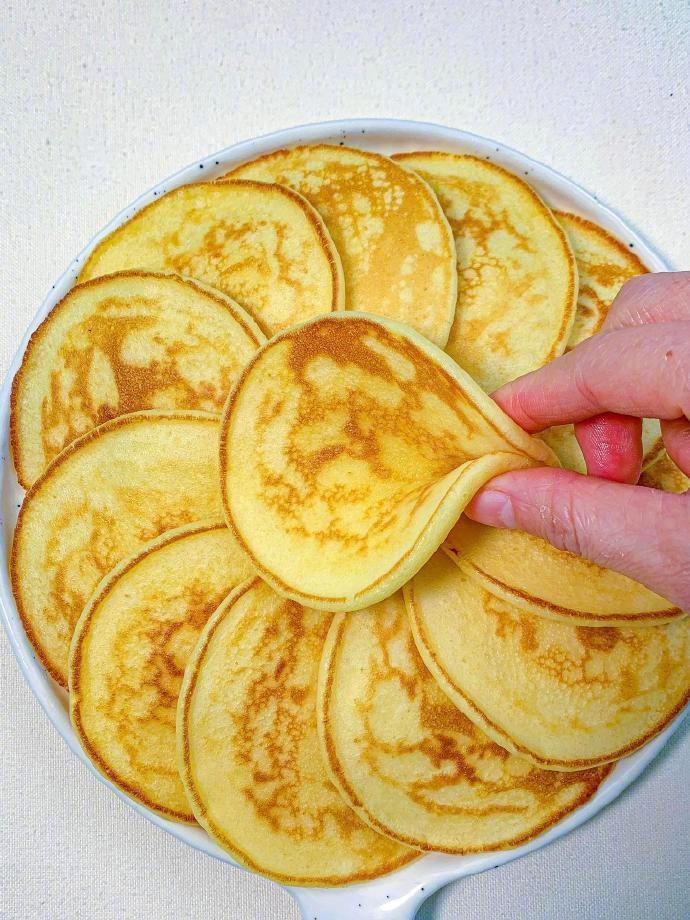 简单又好吃的早餐饼不需揉面松软好吃