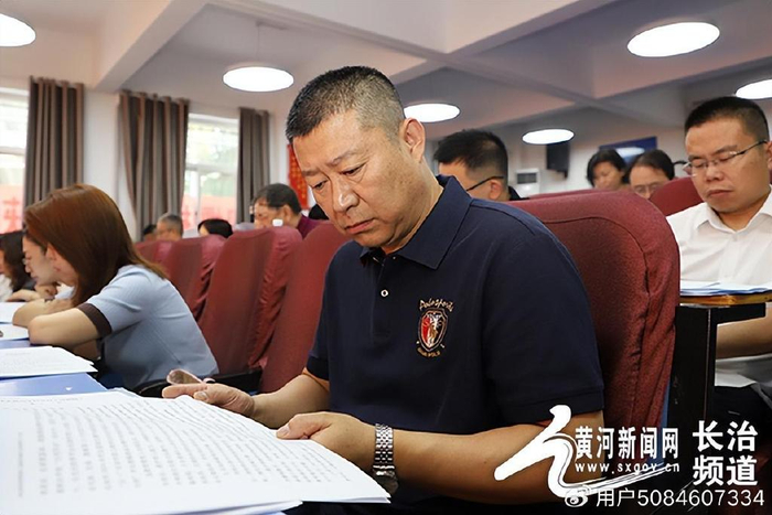 党委书记武建强在会上讲话