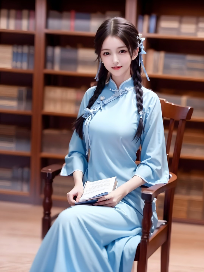 民国风美女怀旧高清ai绘画壁纸手机电脑高清壁纸 图集动漫二次元|二