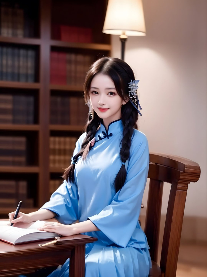 民国风美女怀旧高清ai绘画壁纸手机电脑高清壁纸图集动漫二次元