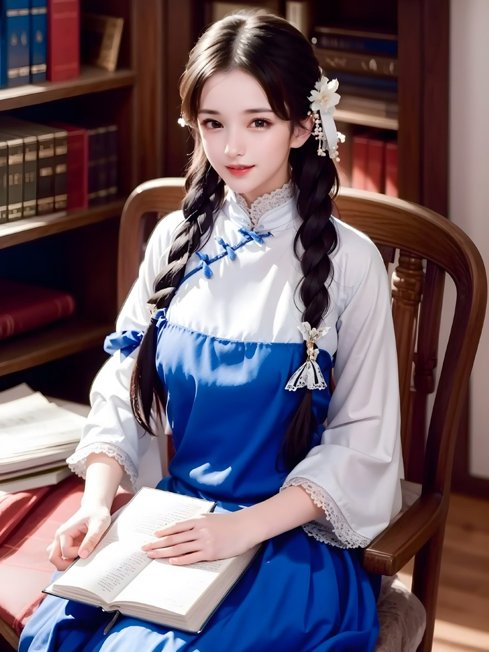 民国风美女怀旧高清ai绘画壁纸手机电脑高清壁纸 图集动漫二次元|二