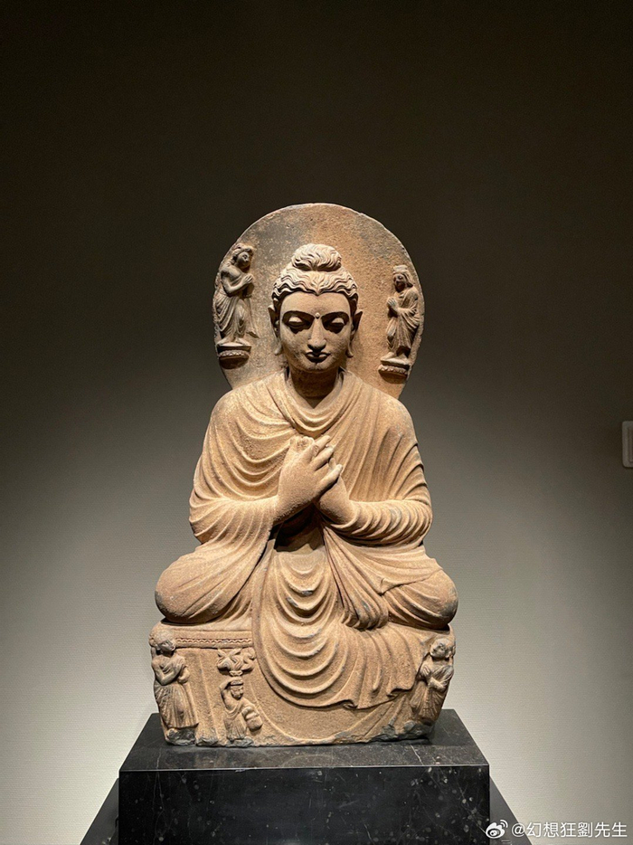 东馆东洋馆西域部分展陈的那几尊闻名遐迩的犍陀罗佛像