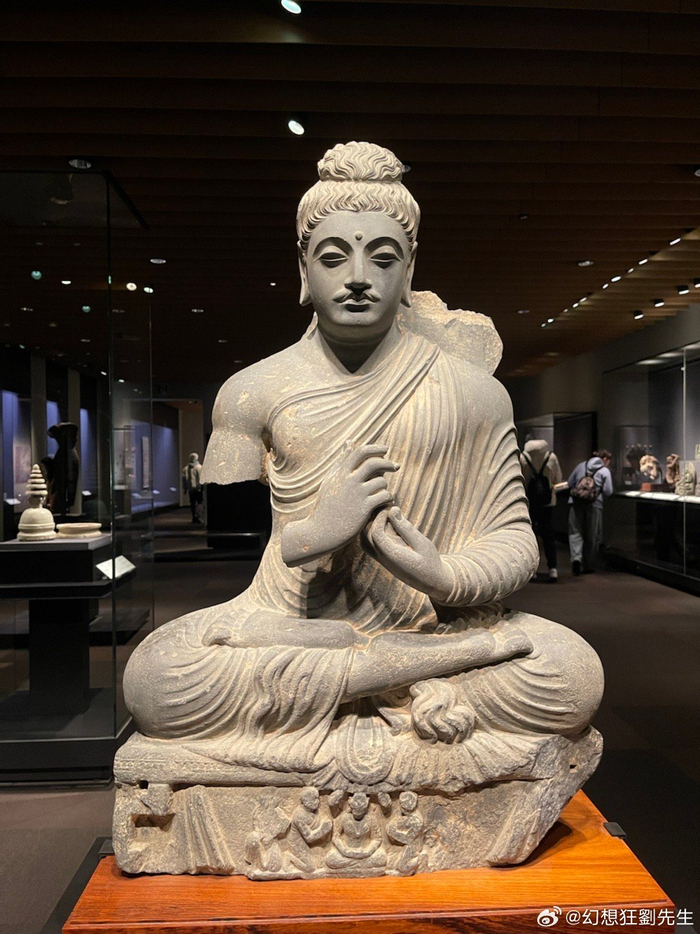 东馆东洋馆西域部分展陈的那几尊闻名遐迩的犍陀罗佛像